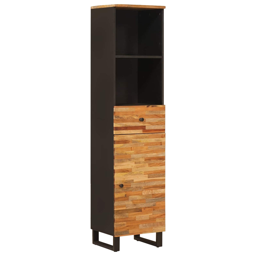 Badezimmer Sets mit Schubladen 5 pcs Natur Massivholz Mango