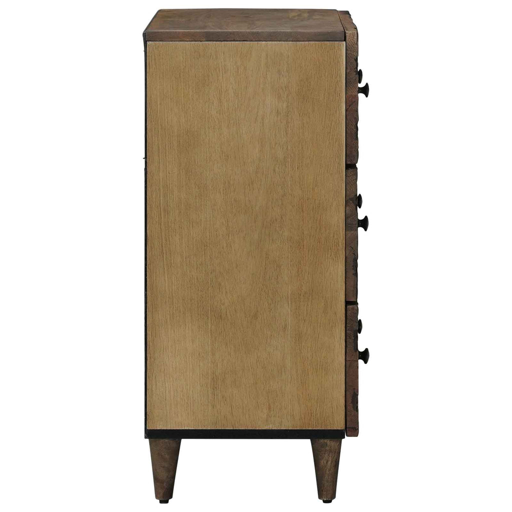 Sideboard 2 pcs Braun 60 x 33,5 x 75 cm Massivholz Mango