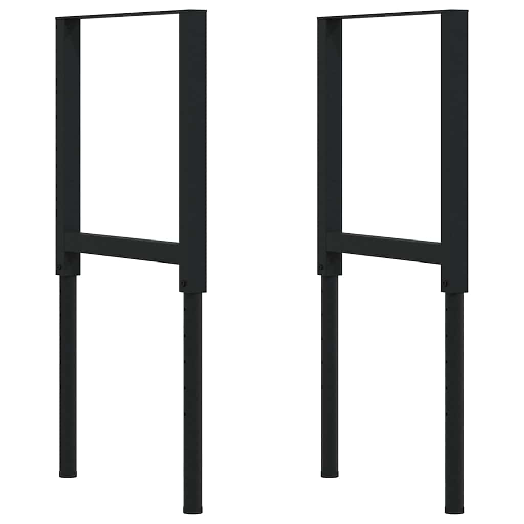 Werkbank 100x60x(73-99,5) cm Massivholz Akazie Rechteckig