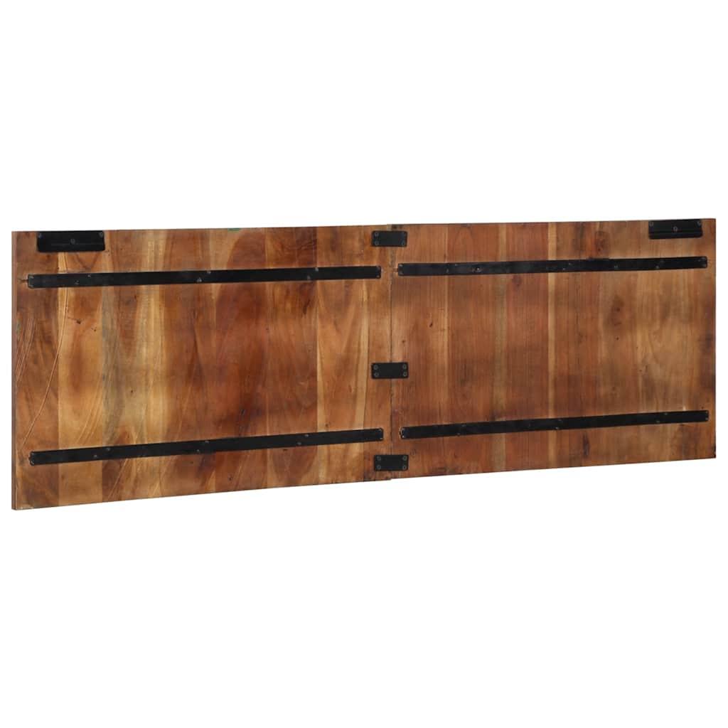 Kopfteil Mehrfarbig 160 cm Massivholz Altholz