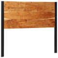 Kopfteil 120 cm Massivholz Akazie und Eisen