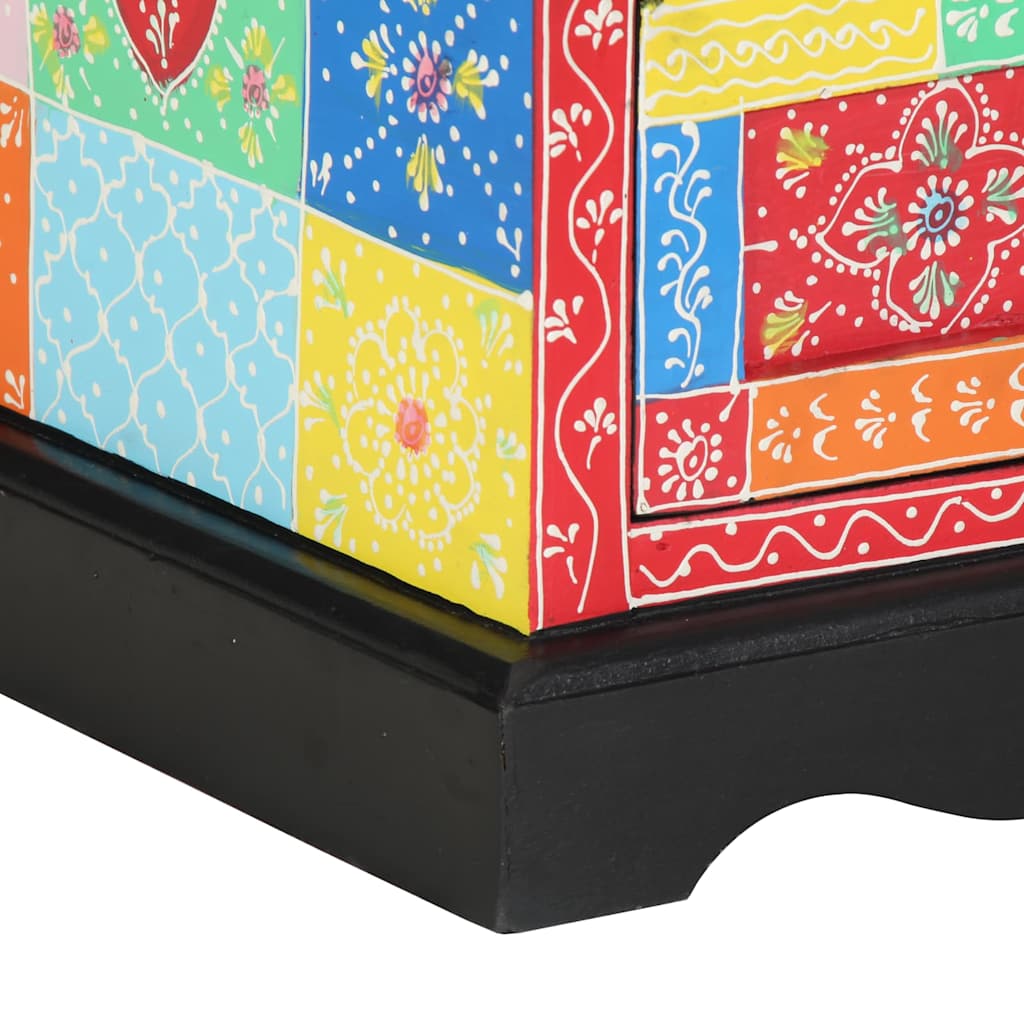 Nachttisch Mehrfarbig 40 x 35 x 45 cm Massivholz Mango