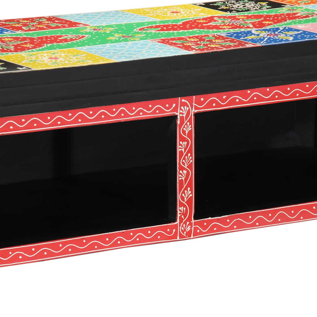 TV-Schränk mit Regal Mehrfarbig 80 x 30 x 22 cm Holzwerkstoff