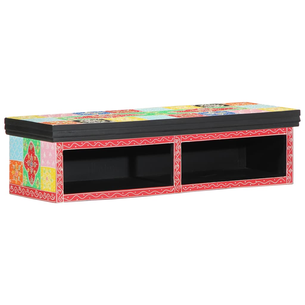 TV-Schränk mit Regal Mehrfarbig 80 x 30 x 22 cm Holzwerkstoff