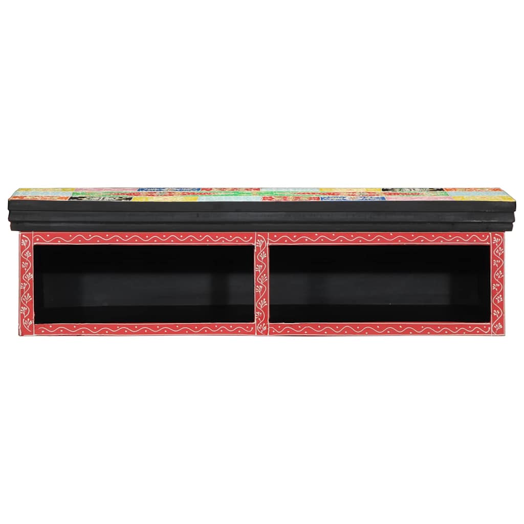 TV-Schränk mit Regal Mehrfarbig 80 x 30 x 22 cm Holzwerkstoff