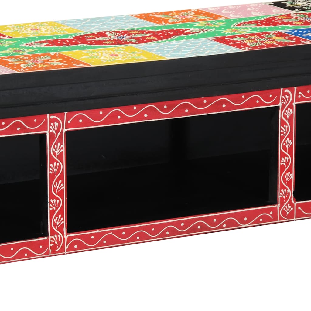 TV-Schränk mit Regal Mehrfarbig 100 x 30 x 22 cm Holzwerkstoff