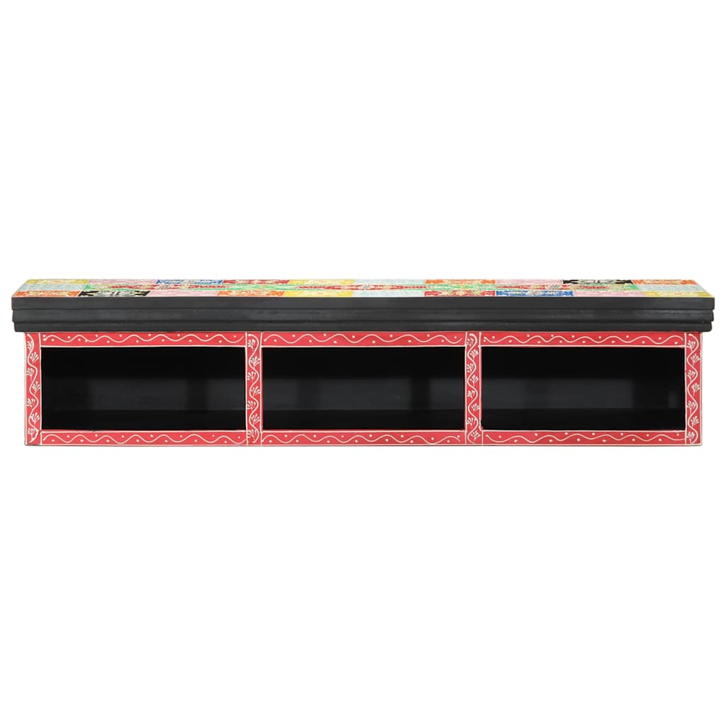 TV-Schränk mit Regal Mehrfarbig 100 x 30 x 22 cm Holzwerkstoff