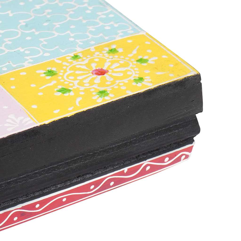 Wandregale Mehrfarbig 60 x 20 x 6 cm Massivholz Mango