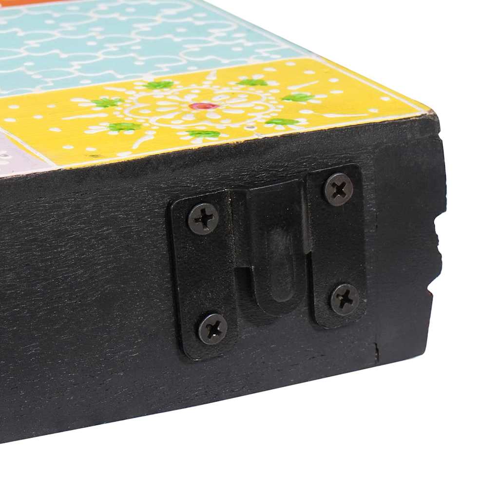 Wandregale Mehrfarbig 60 x 20 x 6 cm Massivholz Mango