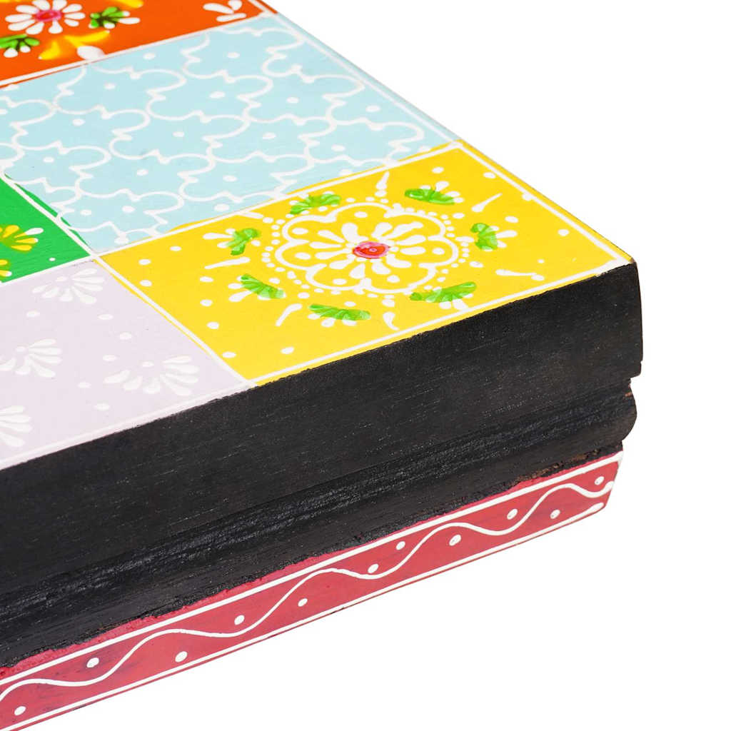 Wandregale Mehrfarbig 100 x 20 x 6 cm Massivholz Mango