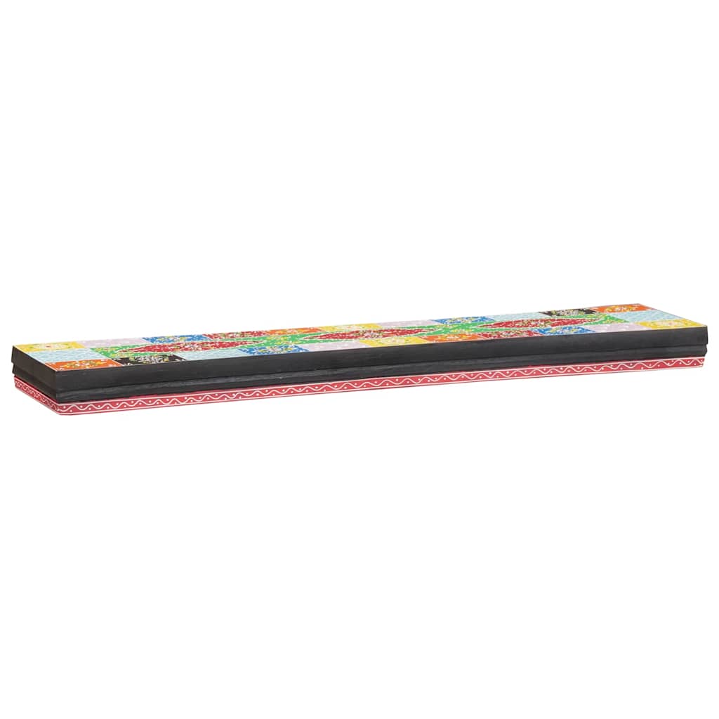 Wandregale Mehrfarbig 100 x 20 x 6 cm Massivholz Mango