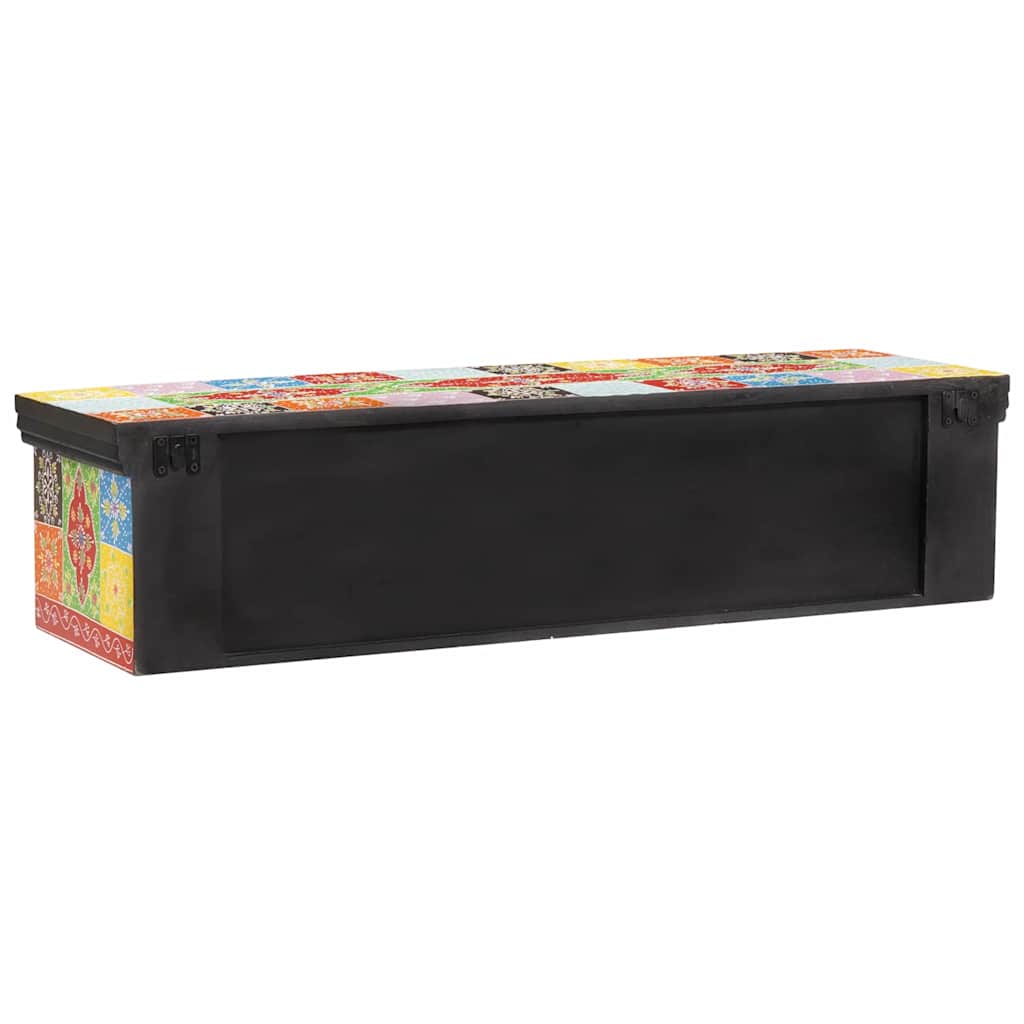TV-Schränk Mehrfarbig 100 x 30 x 24 cm Massivholz Mango