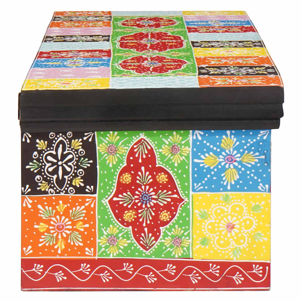 TV-Schränk Mehrfarbig 100 x 30 x 24 cm Massivholz Mango