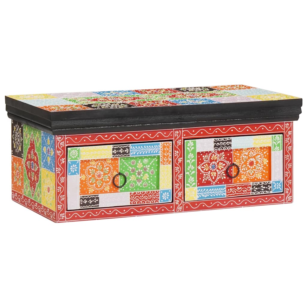 TV-Schränk Mehrfarbig 60 x 30 x 24 cm Massivholz Mango