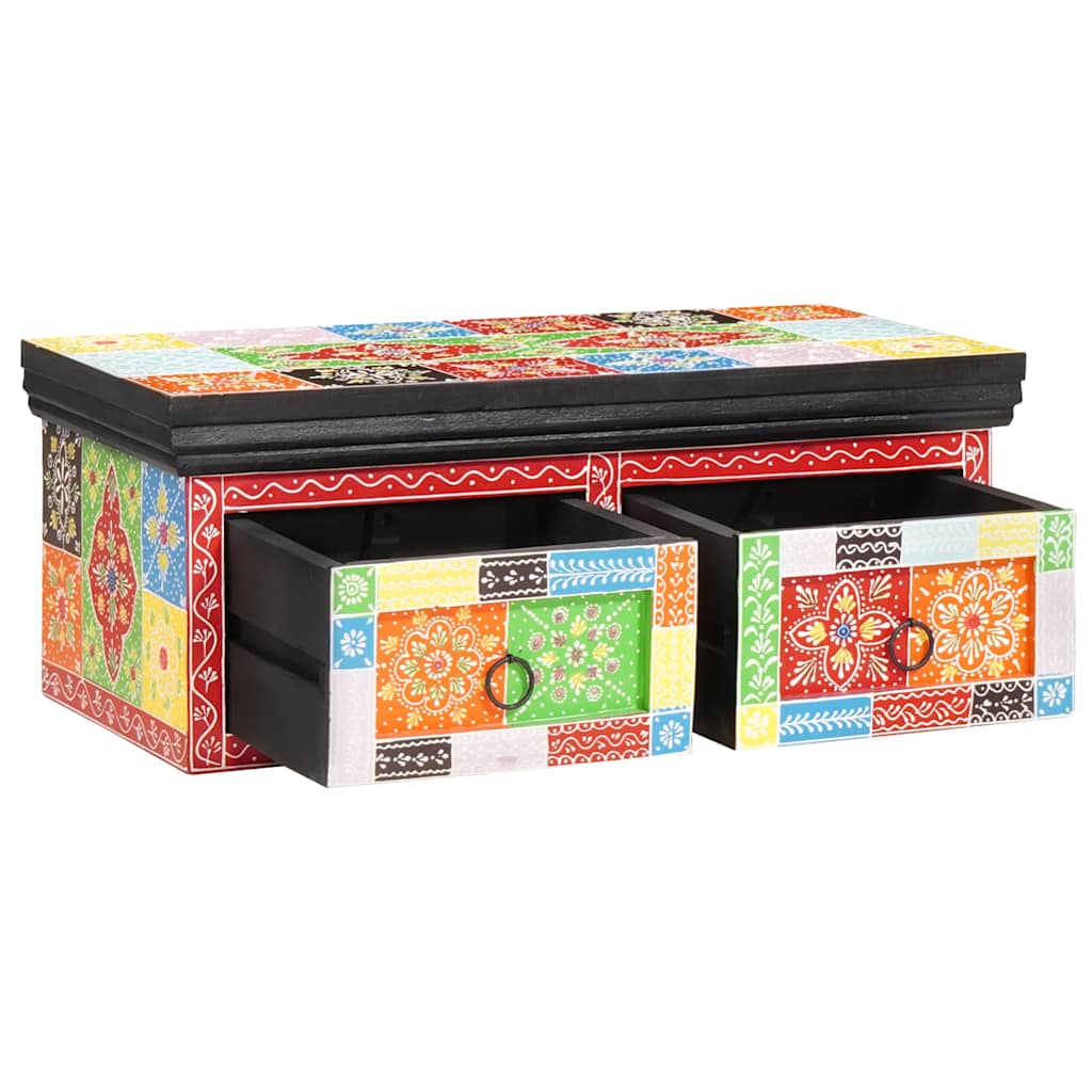 TV-Schränk Mehrfarbig 60 x 30 x 24 cm Massivholz Mango
