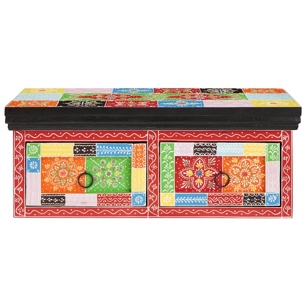 TV-Schränk Mehrfarbig 60 x 30 x 24 cm Massivholz Mango