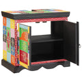 Waschbeckenunterschrank Braun 60 x 35 x 55 cm Massivholz Mango