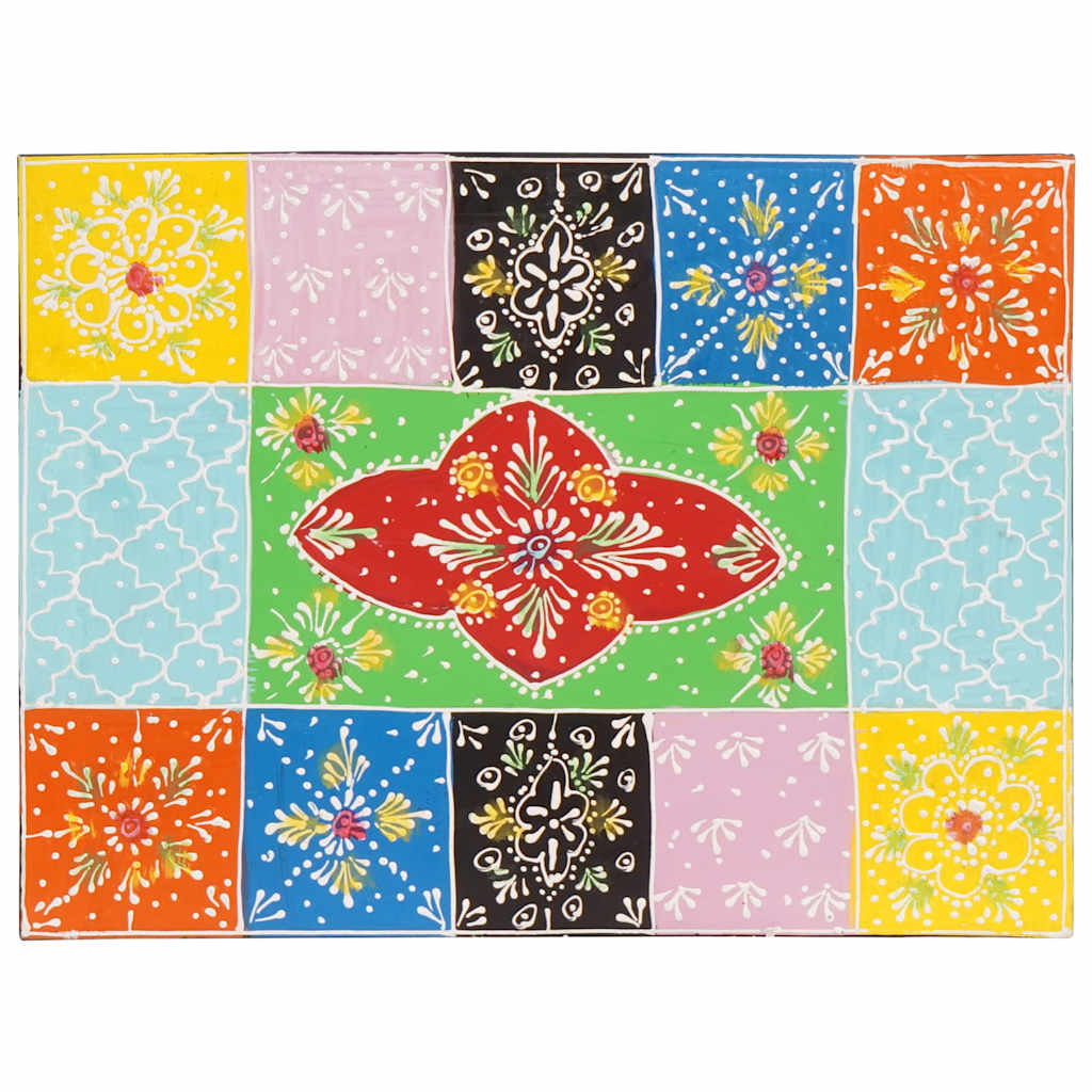 Nachttisch mit Schubladen Mehrfarbig 40 x 30 x 28 cm