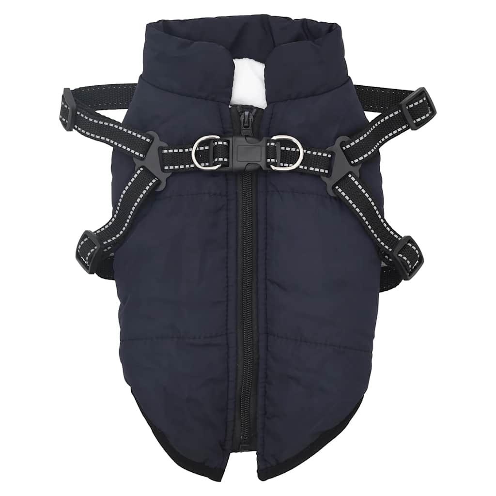 Hundemantel Geschirr Wasserdicht Reflektierend Marineblau L24