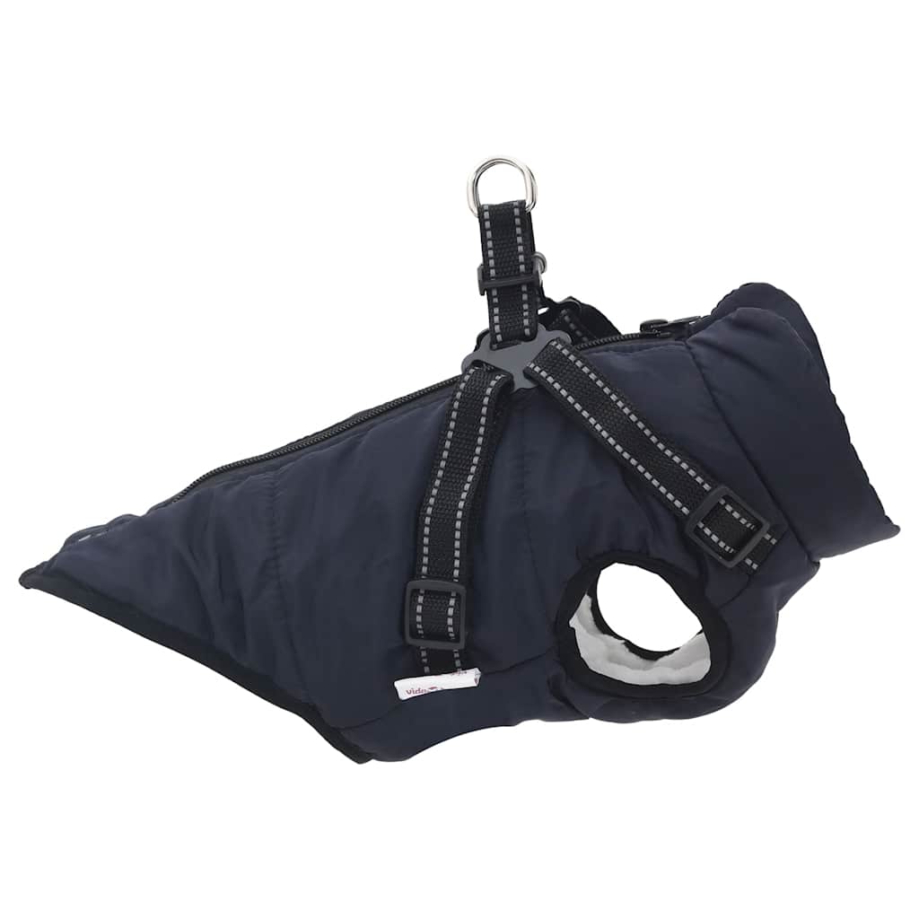 Hundemantel Geschirr Wasserdicht Reflektierend Marineblau L28