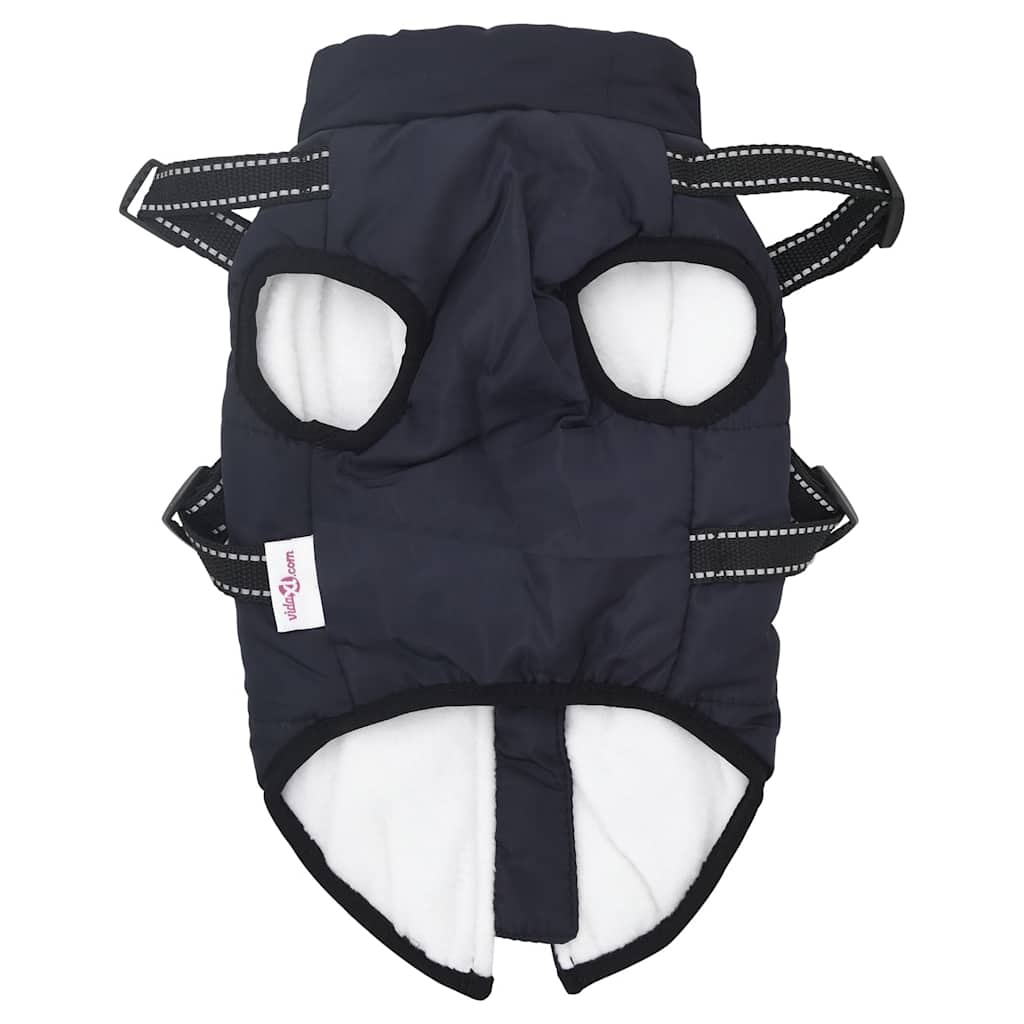 Hundemantel Geschirr Wasserdicht Reflektierend Marineblau L32