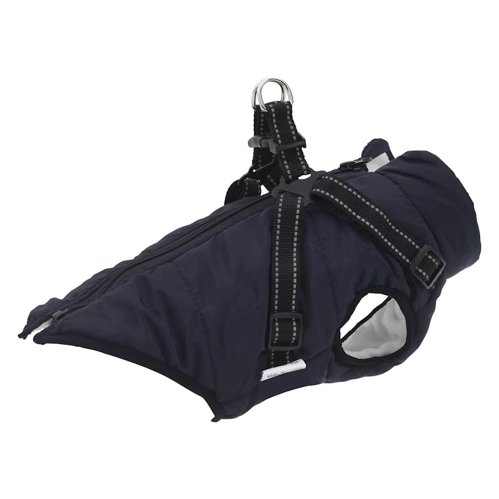 Hundemantel Geschirr Wasserdicht Reflektierend Marineblau L36