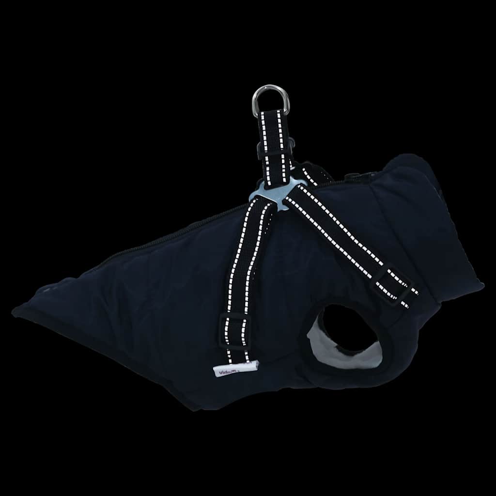 Hundemantel Geschirr Wasserdicht Reflektierend Marineblau L36
