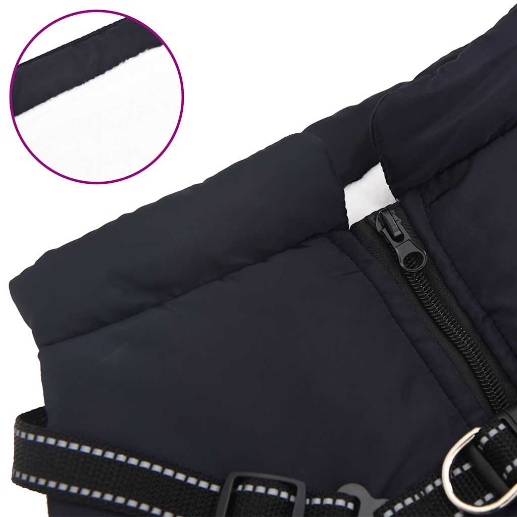 Hundemantel Geschirr Wasserdicht Reflektierend Marineblau L44