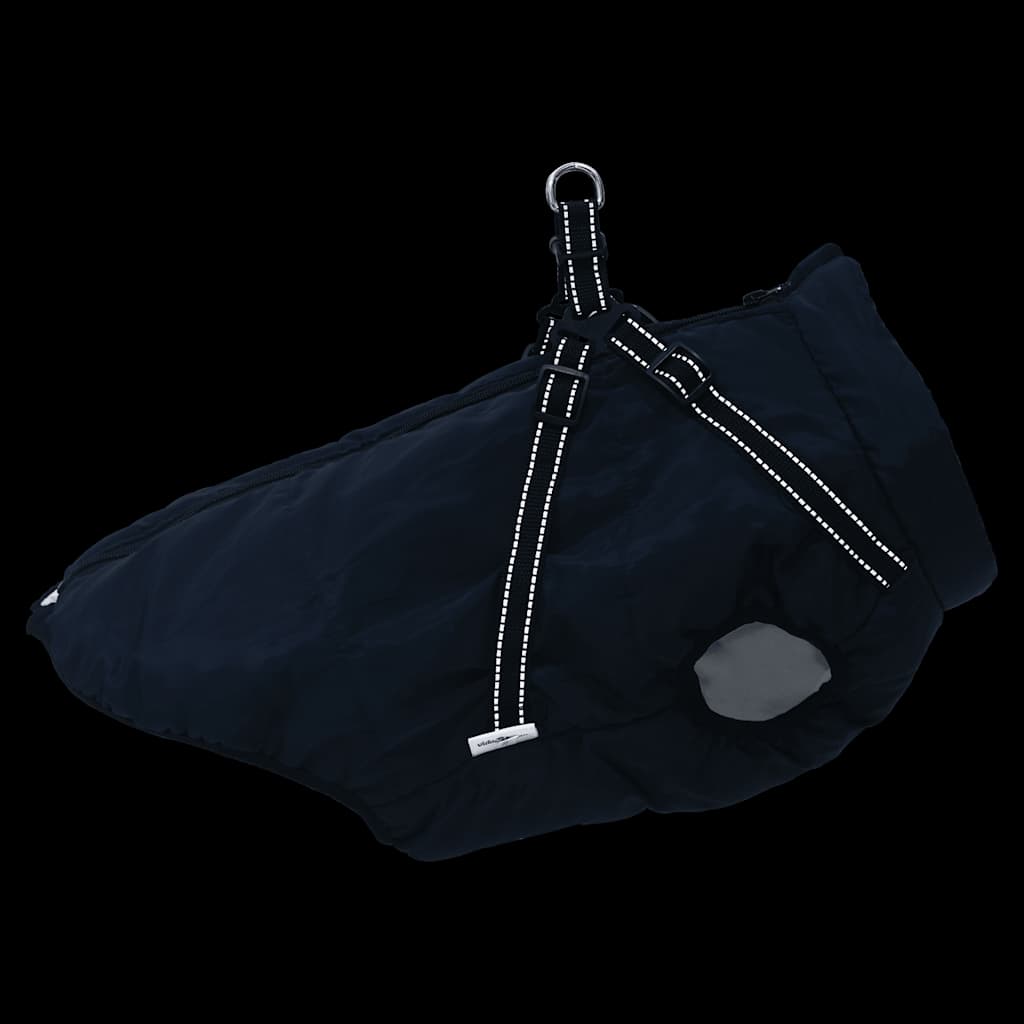 Hundemantel Geschirr Wasserdicht Reflektierend Marineblau L48