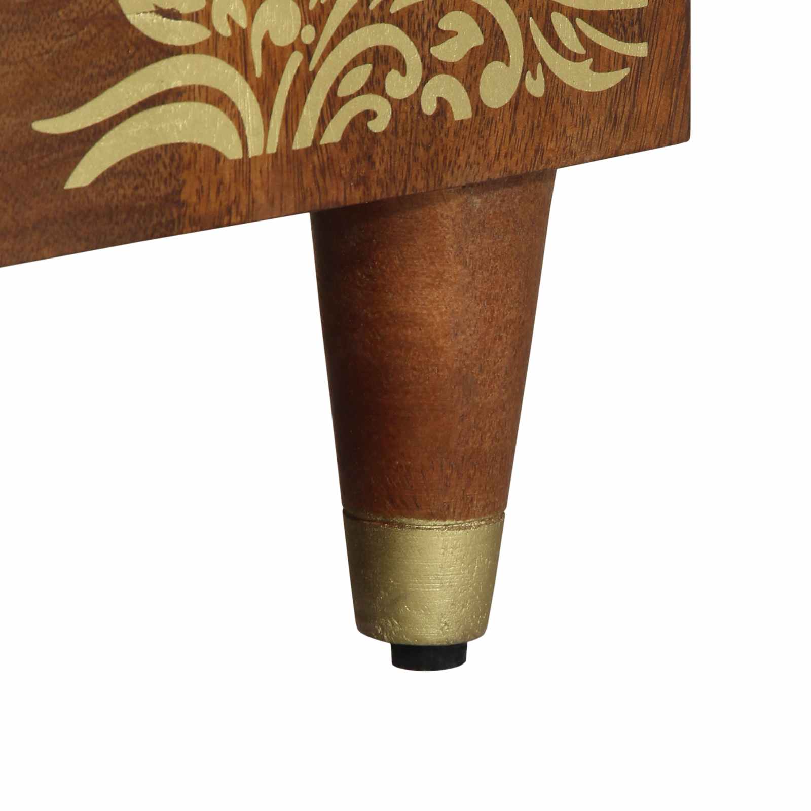 Badezimmerschrank-Set mit Schubladen 3 pcs Honigbraun und Gold