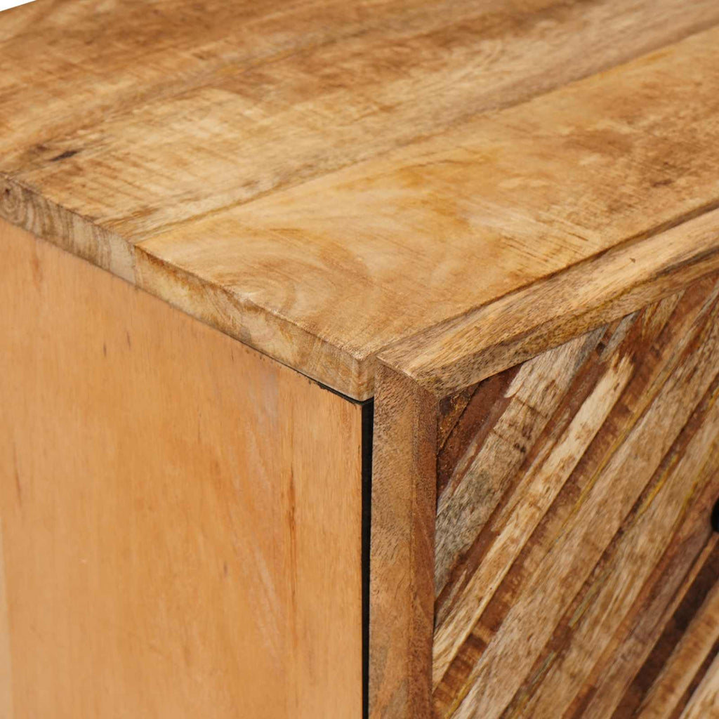 Stauraumschränke 2 pcs Braun 60 x 33,5 x 75 cm Massivholz Mango