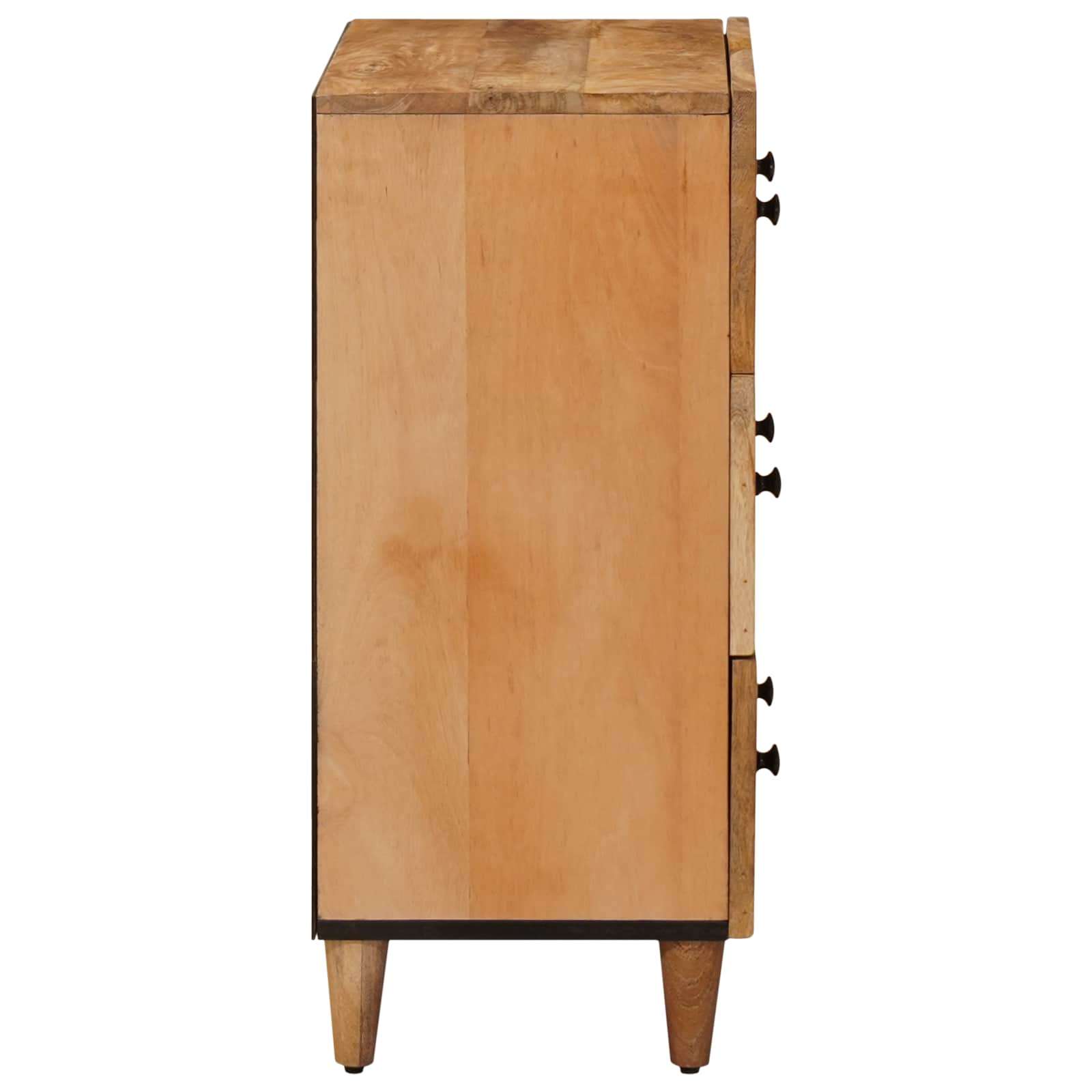 Stauraumschränke 2 pcs Braun 60 x 33,5 x 75 cm Massivholz Mango
