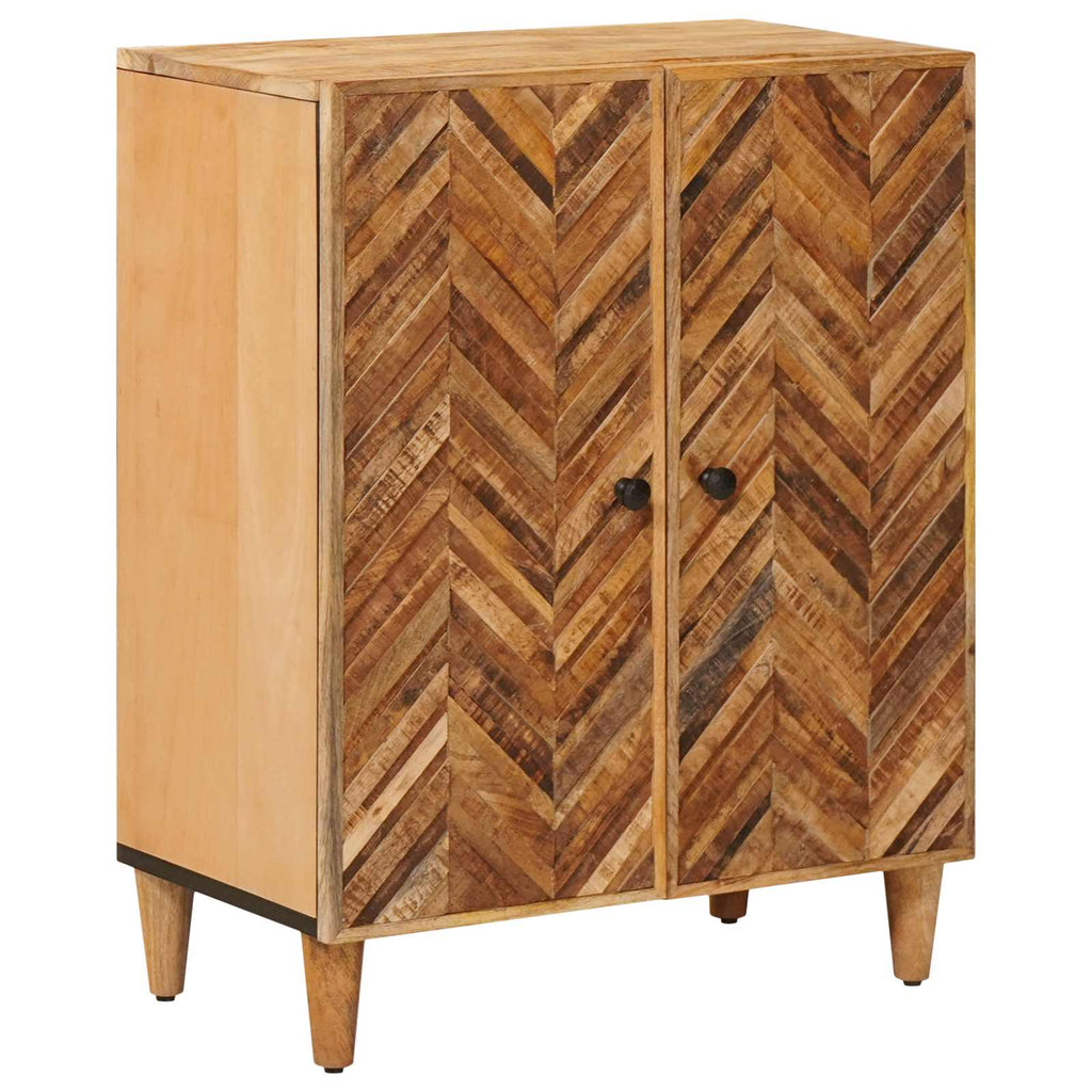 Stauraumschränke 3 pcs Braun 60 x 33,5 x 75 cm Massivholz Mango