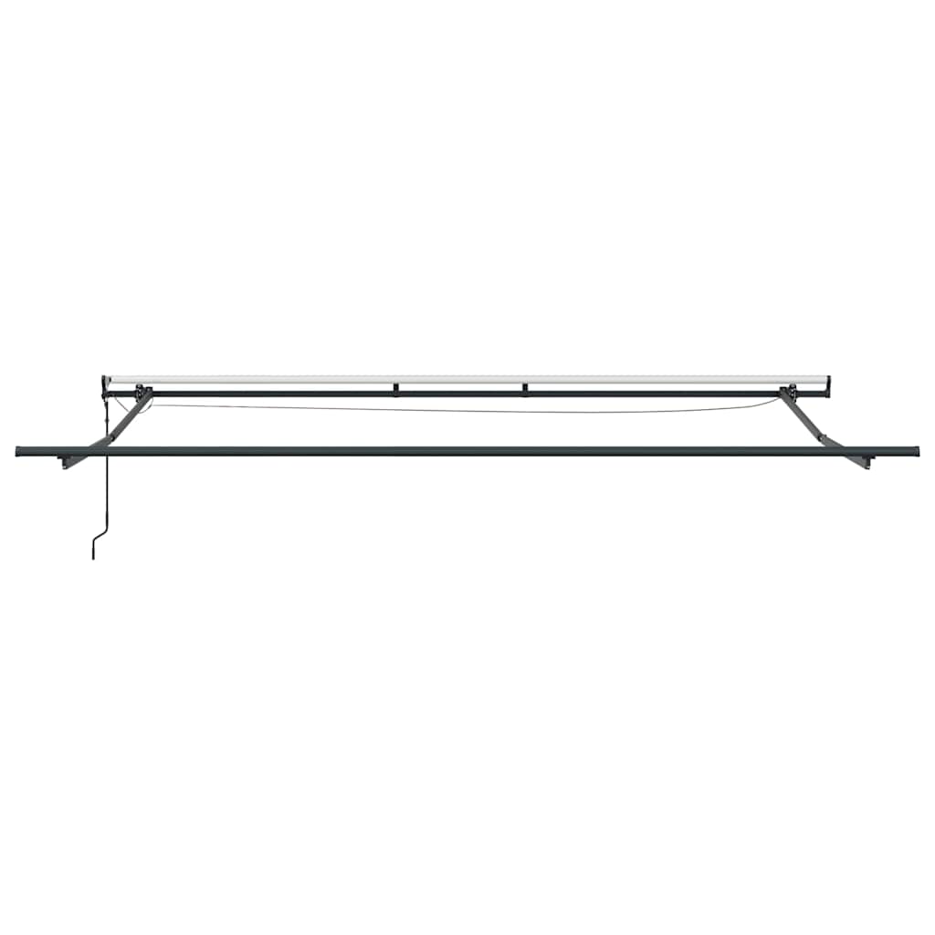 Markise Automatisch mit LEDs Weinrot 400x300 cm