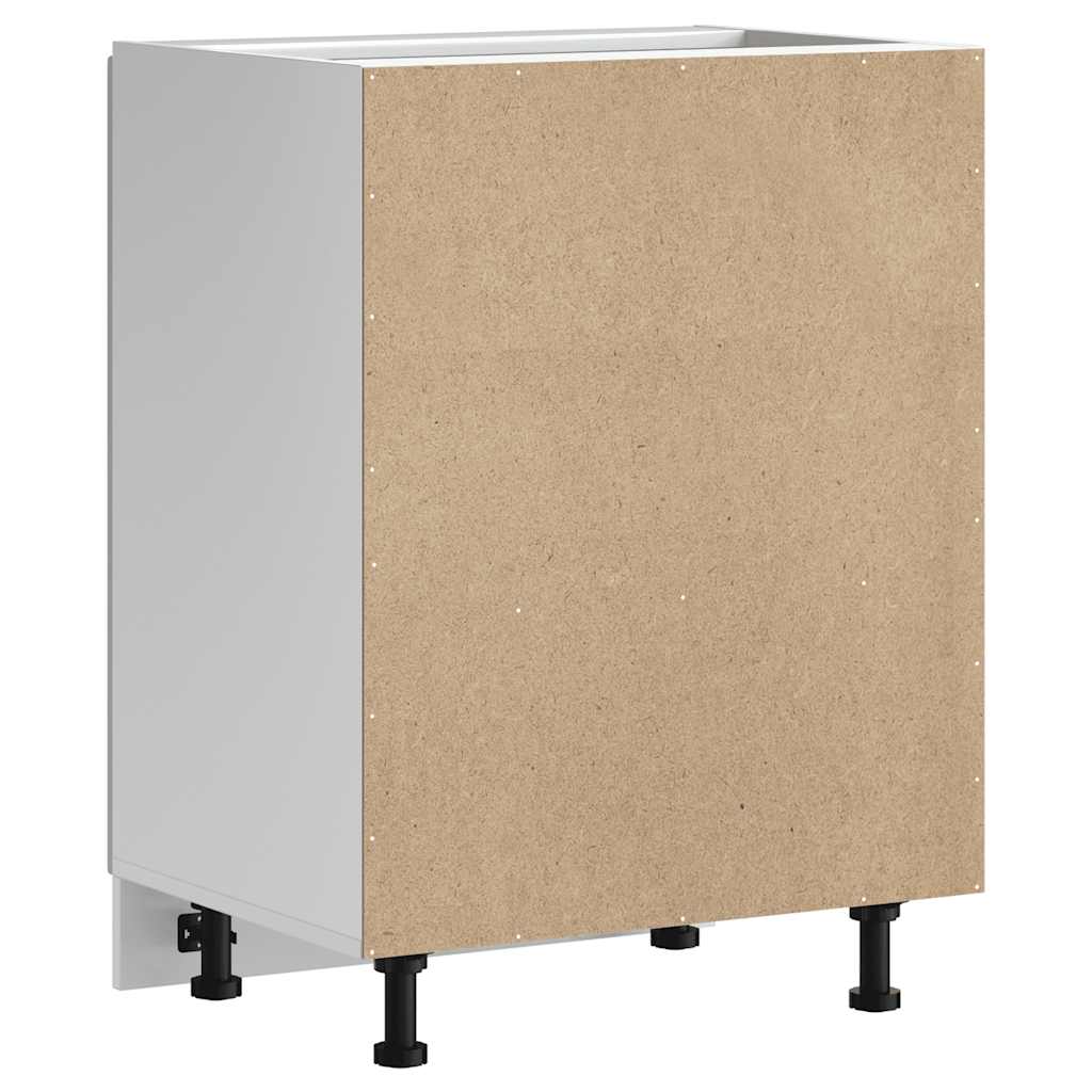Spülenunterschrank Kalmar Betongrau 60x46x81,5 cm Holzwerkstoff