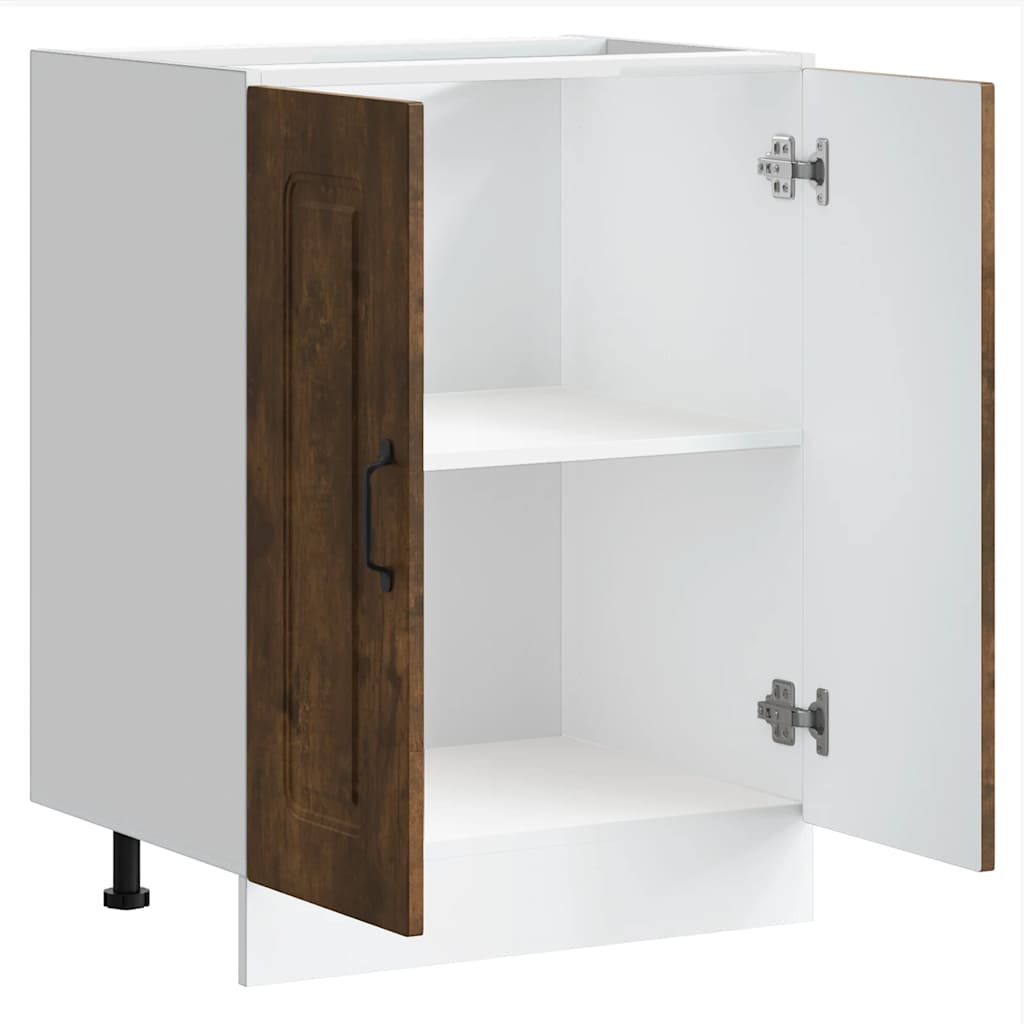 Spülenunterschrank Kalmar Räuchereiche 60x46x81,5 cm