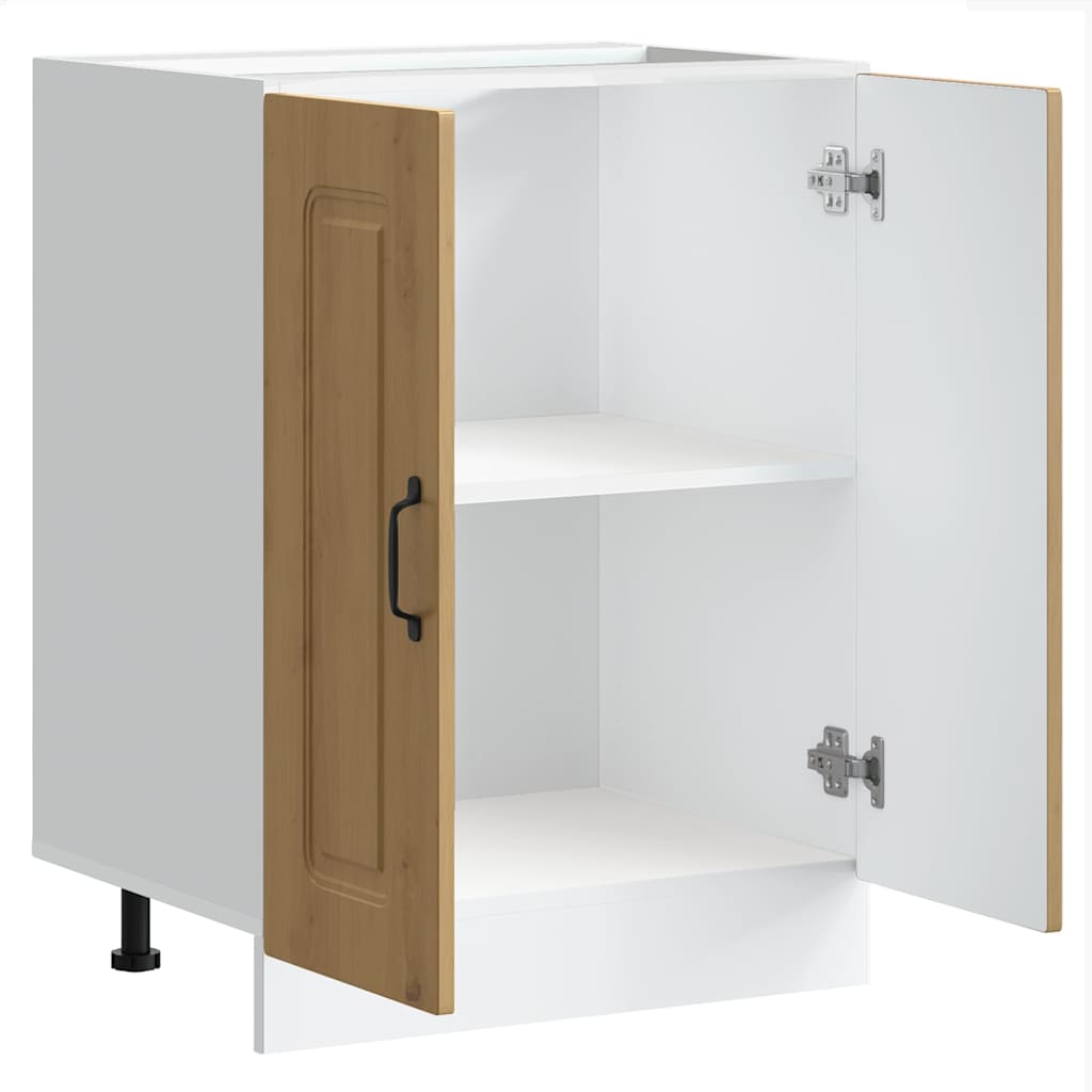 Spülenunterschrank Kalmar Artisan-Eiche 60x46x81,5 cm