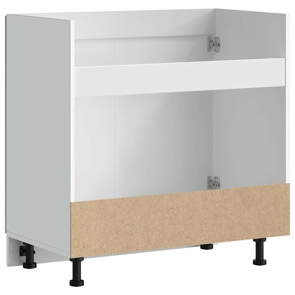 Spülenunterschrank Kalmar Betongrau 80x46x81,5 cm Holzwerkstoff