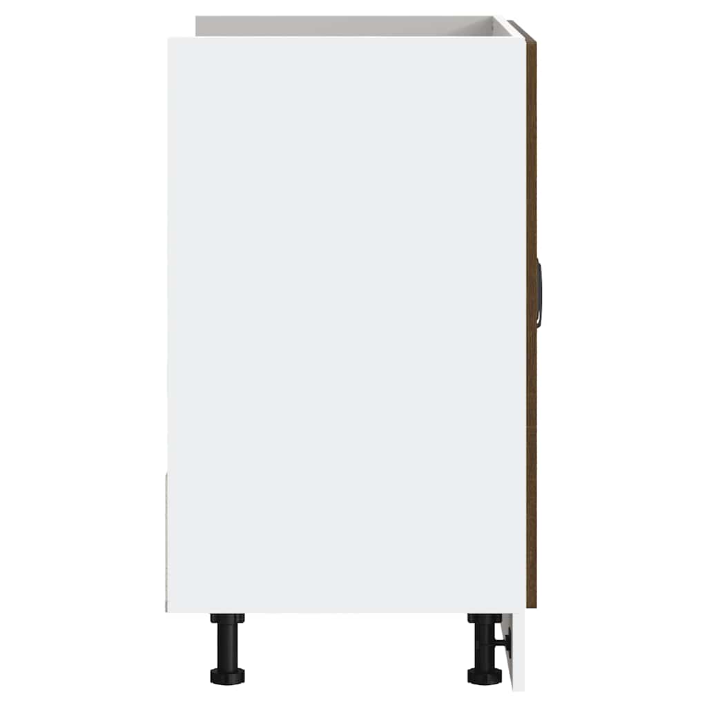 Spülenunterschrank Kalmar Braun Eichen-Optik 80x46x81,5 cm