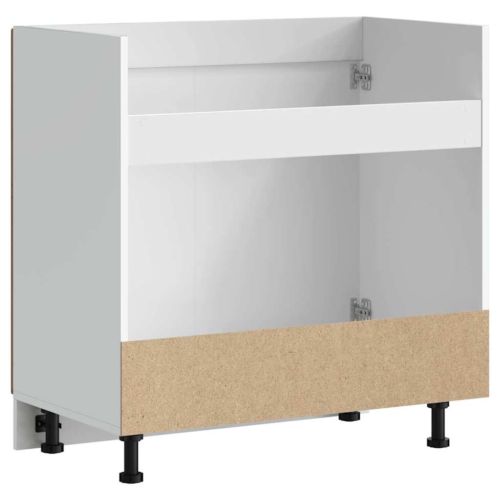 Spülenunterschrank Kalmar Altholz-Optik 80x46x81,5 cm