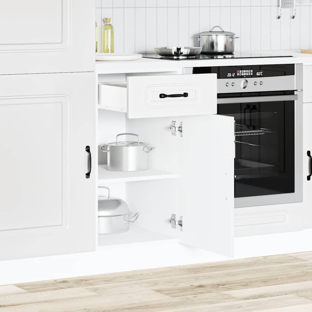 Küchenunterschrank Kalmar Weiß Holzwerkstoff