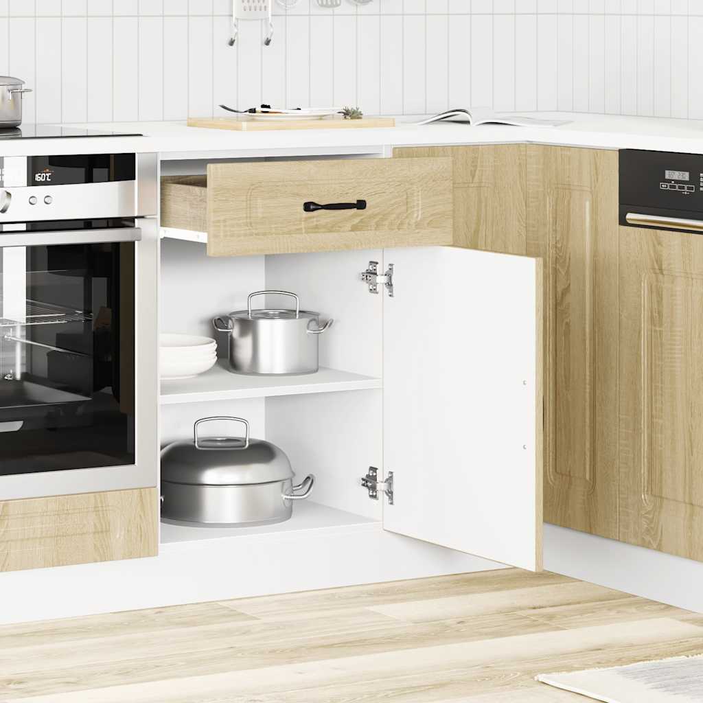 Küchenunterschrank Kalmar Sonoma-Eiche Holzwerkstoff