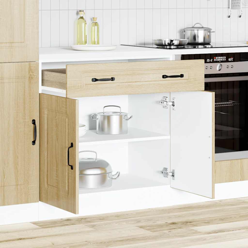 Küchenunterschrank Kalmar Sonoma-Eiche Holzwerkstoff