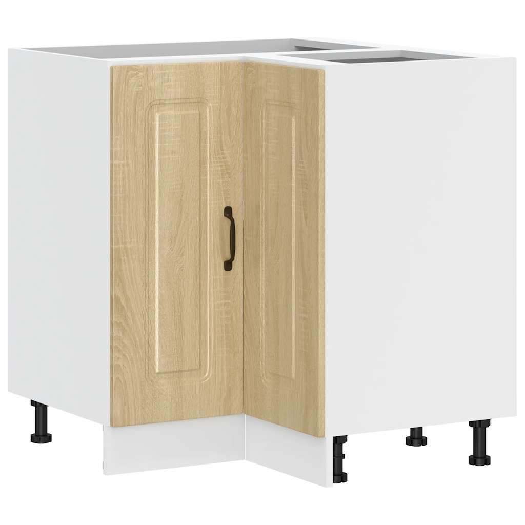 Küchen-Eckunterschrank Kalmar Sonoma-Eiche Holzwerkstoff