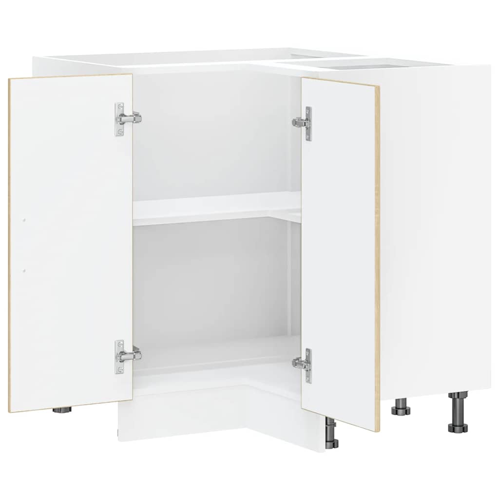 Küchen-Eckunterschrank Kalmar Sonoma-Eiche Holzwerkstoff