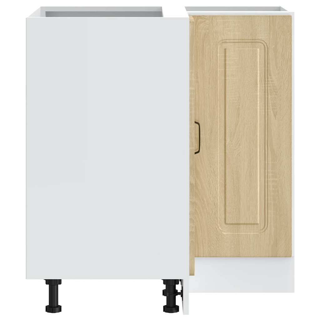 Küchen-Eckunterschrank Kalmar Sonoma-Eiche Holzwerkstoff