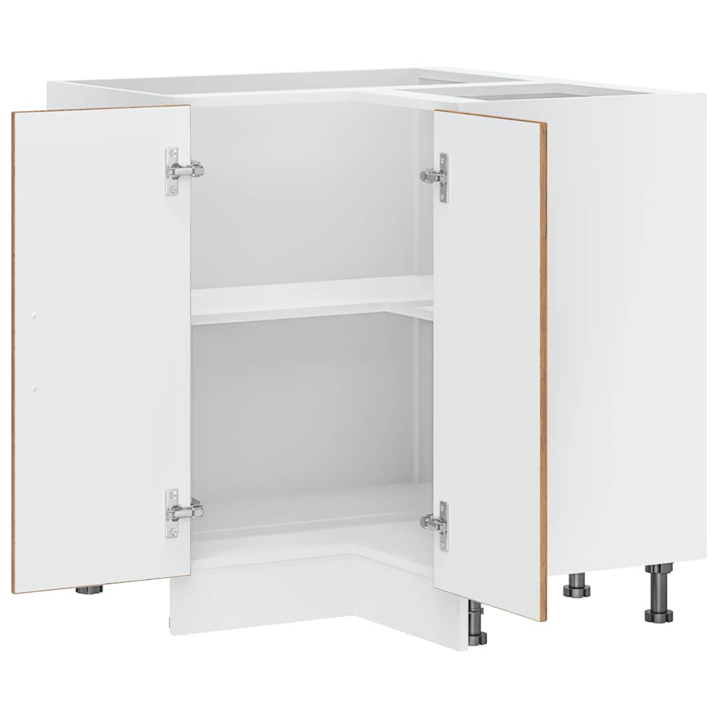 Küchen-Eckunterschrank Kalmar Altholz-Optik Holzwerkstoff