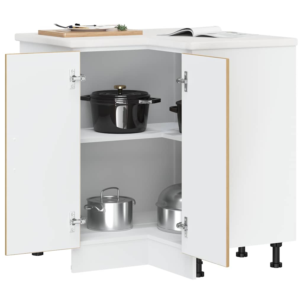 Küchen-Eckunterschrank Kalmar Artisan-Eiche Holzwerkstoff