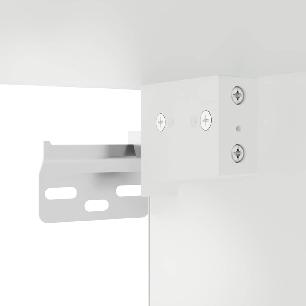 Küchen-Hängeschrank mit Glastür Kalmar Räuchereiche Holzwerkstoff