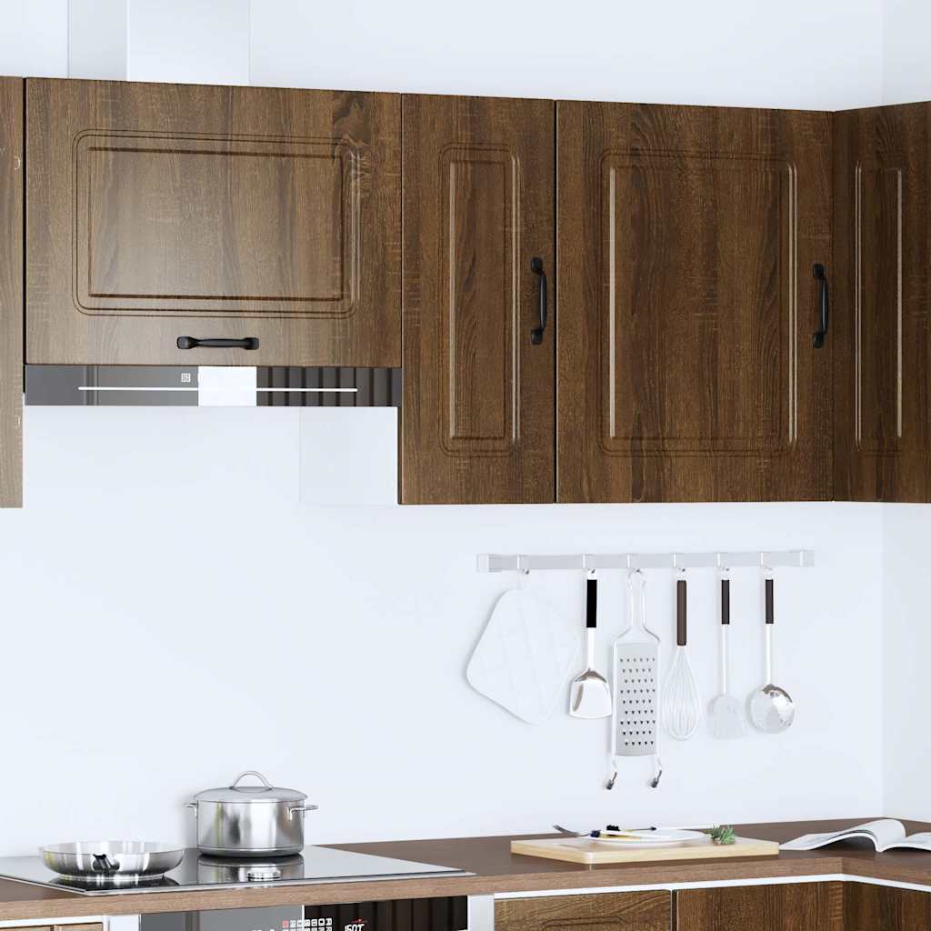 Küchen-Hängeschrank Kalmar Braun Eichen-Optik Holzwerkstoff